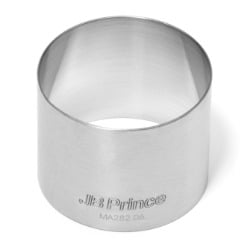 Seamless Stainless Steel Ring by JB Prince 1.9 Inches High